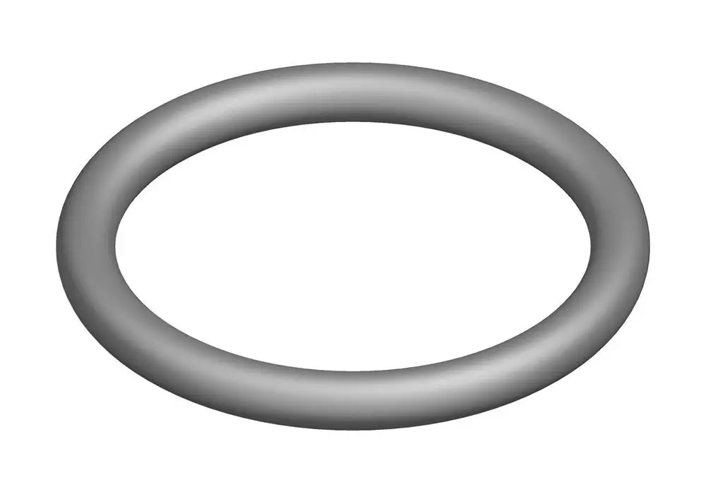 BOSCH O-Ring, ringförmiges Dichtungsprodukt, grau, mit glatter Oberfläche, auf weißem Hintergrund dargestellt.